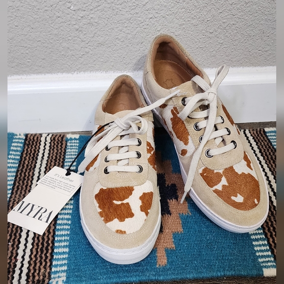 Myra Bag Shoes - Myra Bag Daddle Cowhide sneakers NWT size 7